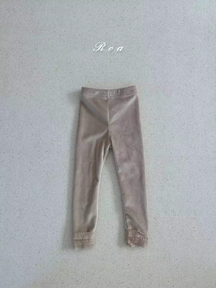 Roa - Korean Children Fashion - #childrensboutique - Mink Leggings