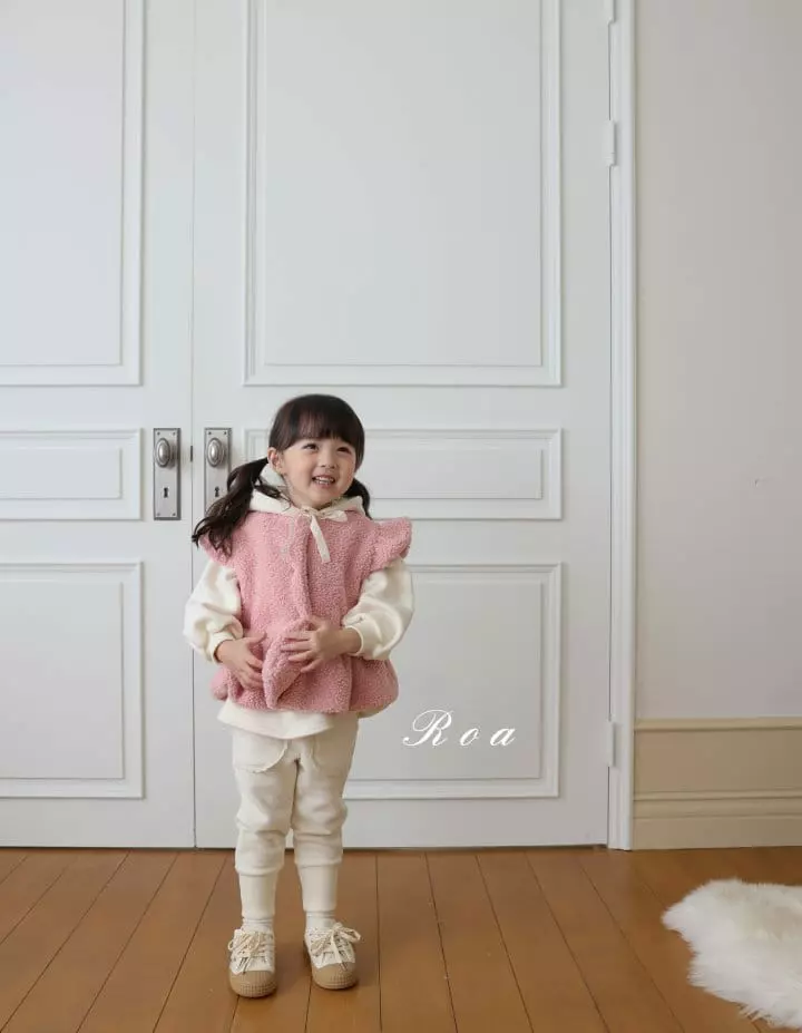 Roa - Korean Children Fashion - #kidzfashiontrend - Fluffy Vest - 6