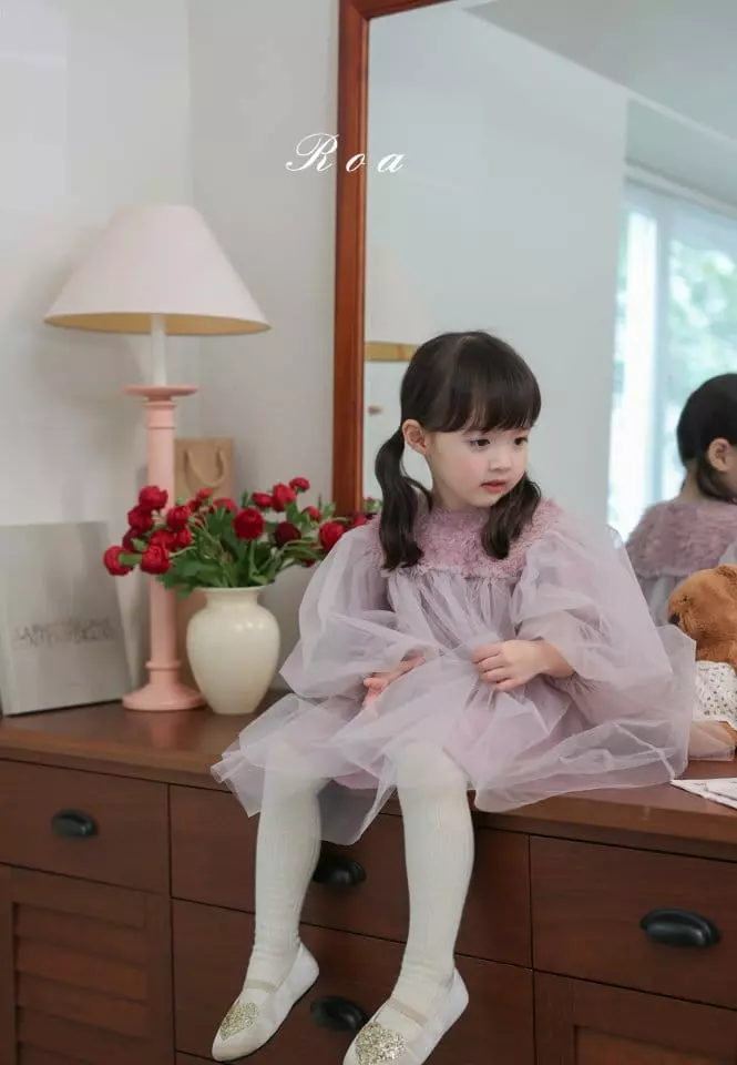 Roa - Korean Children Fashion - #magicofchildhood - Mesh One-piece - 7