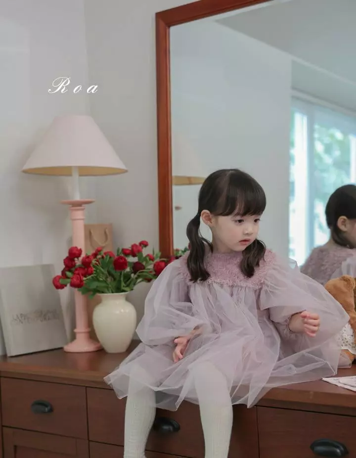Roa - Korean Children Fashion - #minifashionista - Mesh One-piece - 8