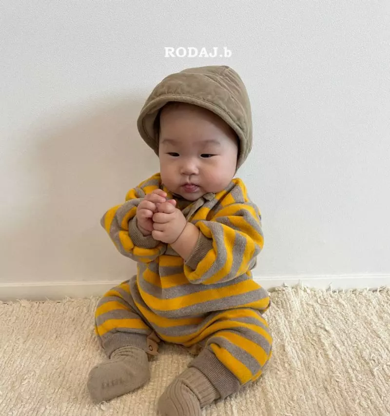 Roda J - Korean Baby Fashion - #babyboutiqueclothing - Bebe Jec Stripes Bodysuit - 6
