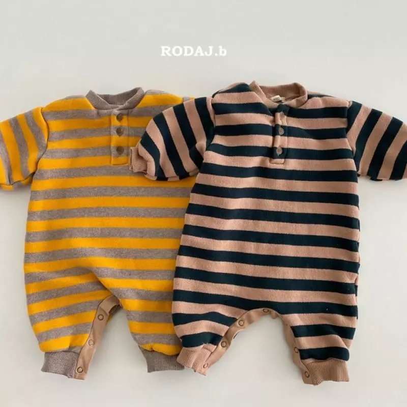 Roda J - Korean Baby Fashion - #babyfashion - Bebe Jec Stripes Bodysuit - 8