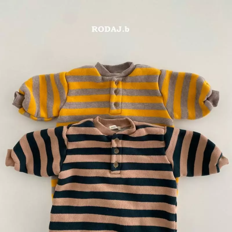 Roda J - Korean Baby Fashion - #babyfever - Bebe Jec Stripes Bodysuit - 9