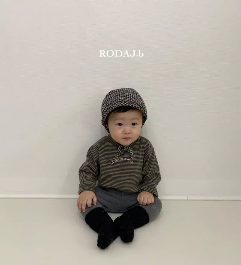 Roda J - Korean Baby Fashion - #babylifestyle - Bebe Walk Half Turtleneck Tee - 5