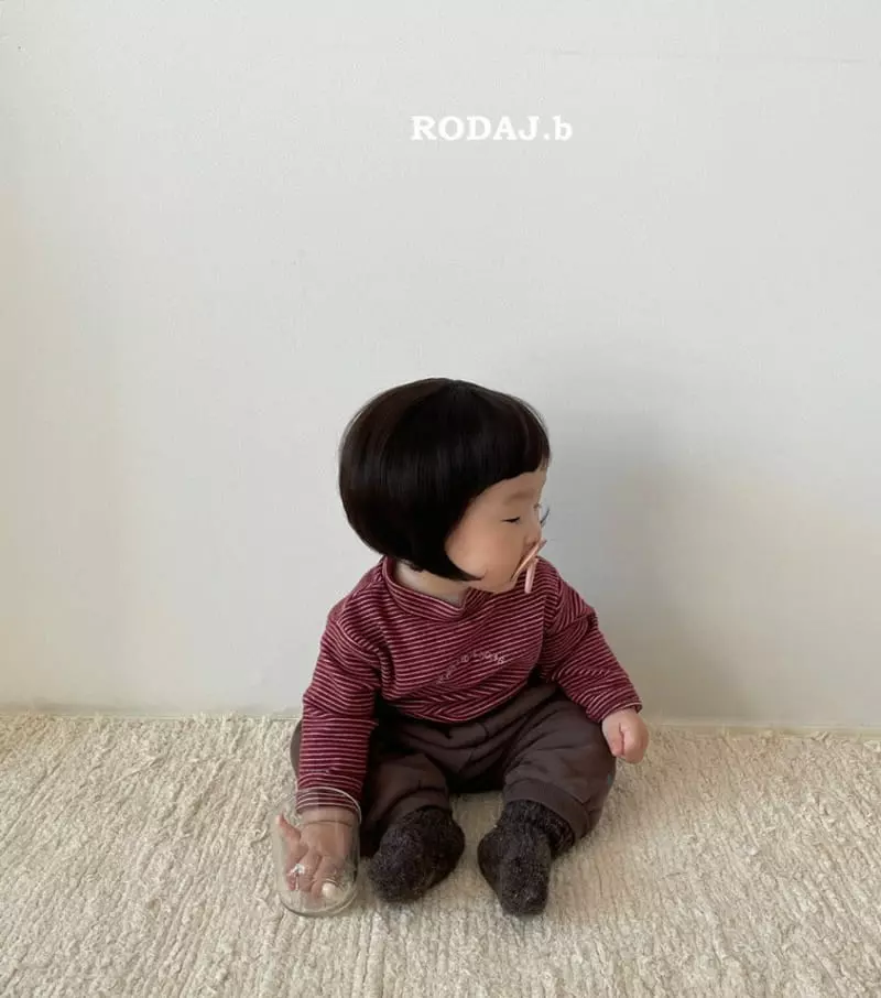 Roda J - Korean Baby Fashion - #babyoutfit - Bebe Walk Half Turtleneck Tee - 8