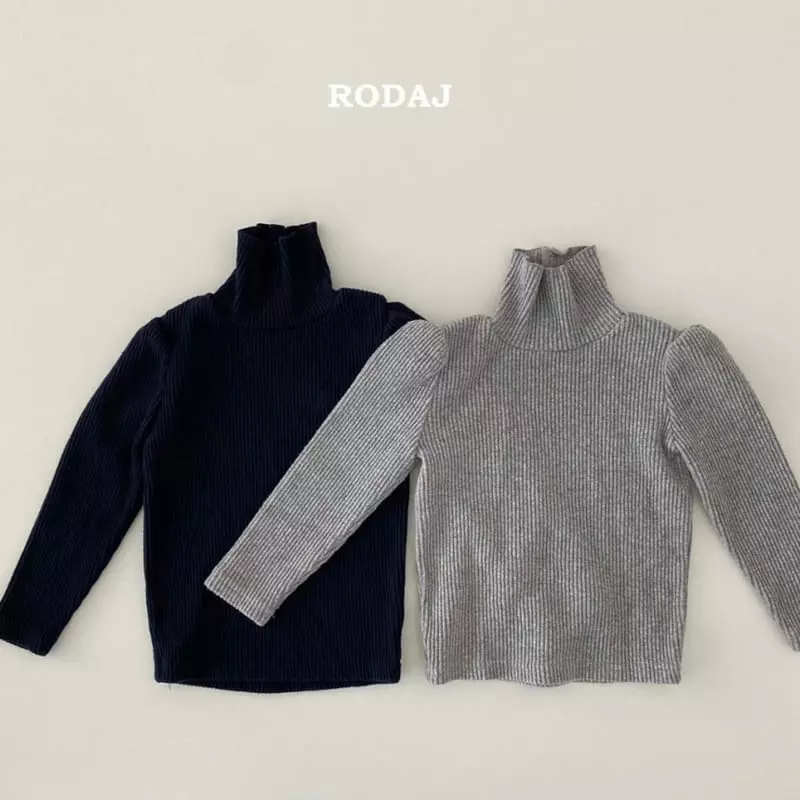 Roda J - Korean Children Fashion - #discoveringself - Salty Rib Turtleneck Tee
