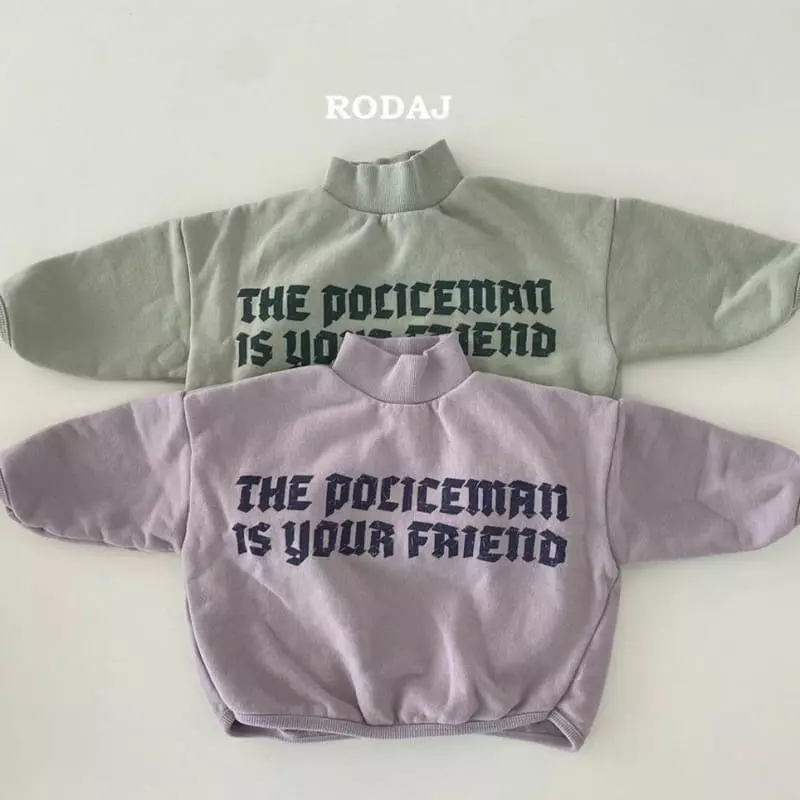 Roda J - Korean Children Fashion - #kidsshorts - Police Sweatshirt - 2