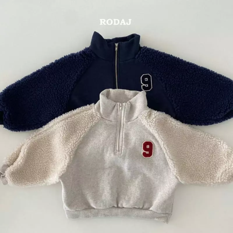 Roda J - Korean Children Fashion - #kidzfashiontrend - Gugu Half Zip-up