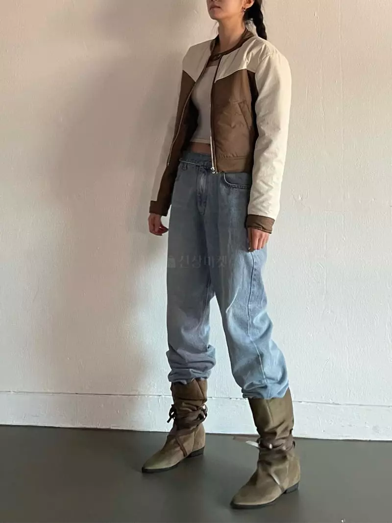 Rooof - Korean Women Fashion - #momslook - Moto Jacket - 5
