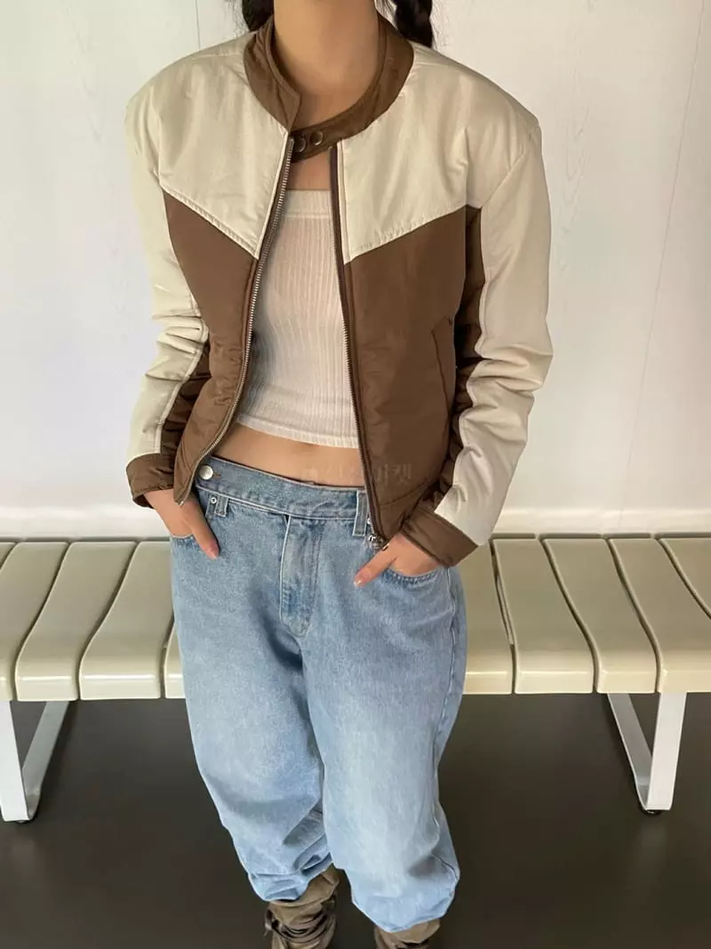 Rooof - Korean Women Fashion - #momslook - Moto Jacket - 9