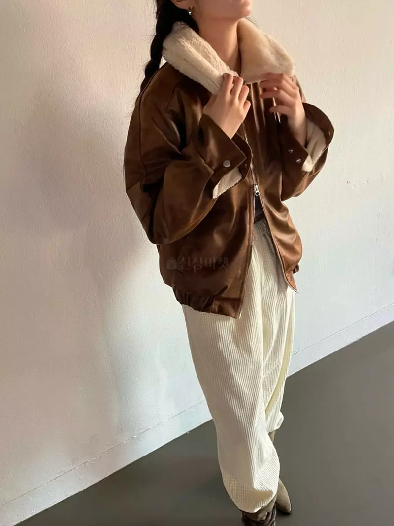 Rooof - Korean Women Fashion - #momslook - Crick Jacket - 11
