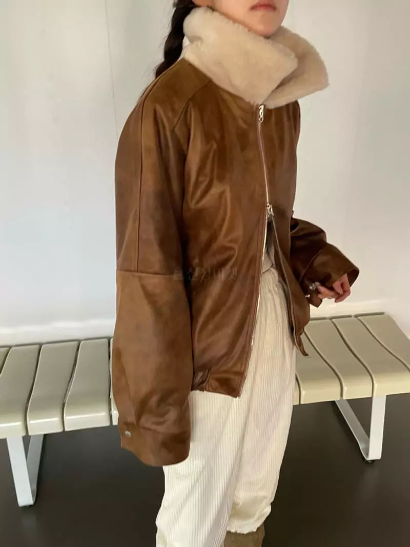 Rooof - Korean Women Fashion - #momslook - Crick Jacket - 7