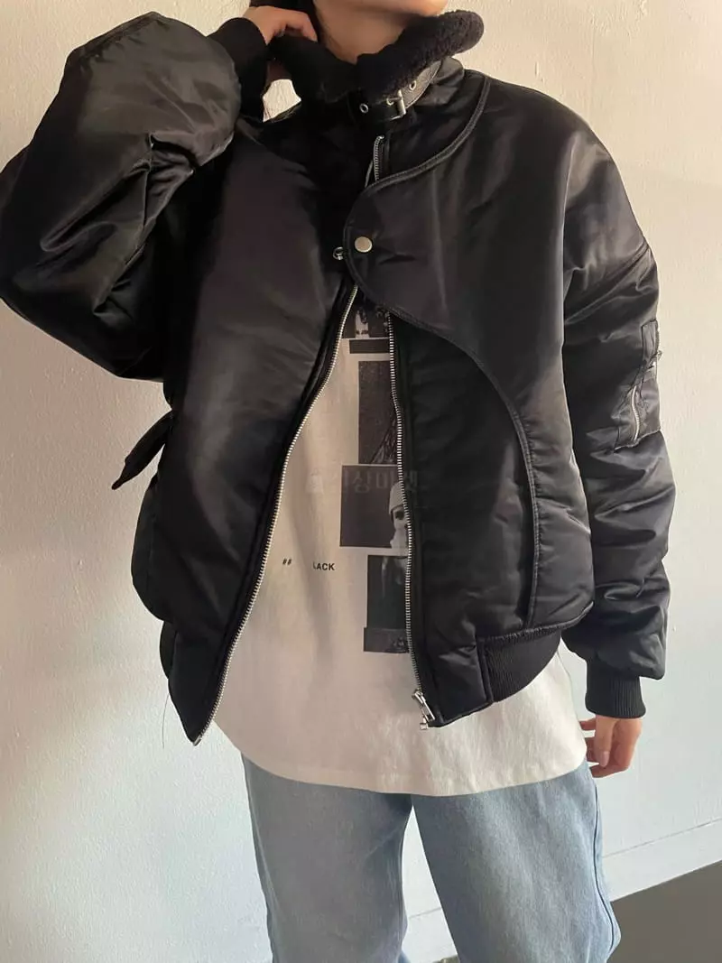 Rooof - Korean Women Fashion - #momslook - Higi Neck Jumper - 8
