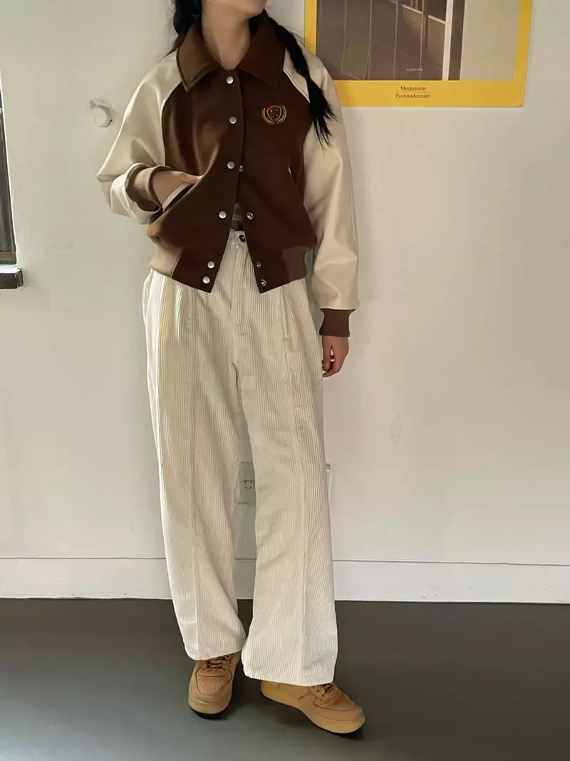 Rooof - Korean Women Fashion - #womensfashion - Roof Stardium Jumper - 3