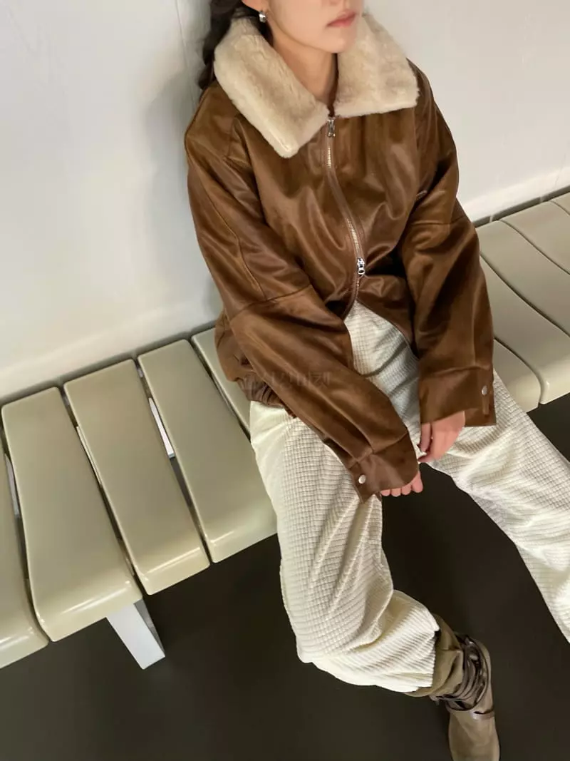 Rooof - Korean Women Fashion - #momslook - Crick Jacket - 4
