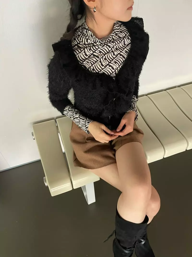 Rooof - Korean Women Fashion - #womensfashion - Brush Frill Cardigan - 7