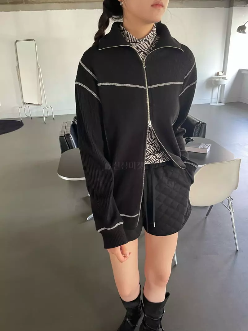 Rooof - Korean Women Fashion - #womensfashion - Waffle Jacket - 10