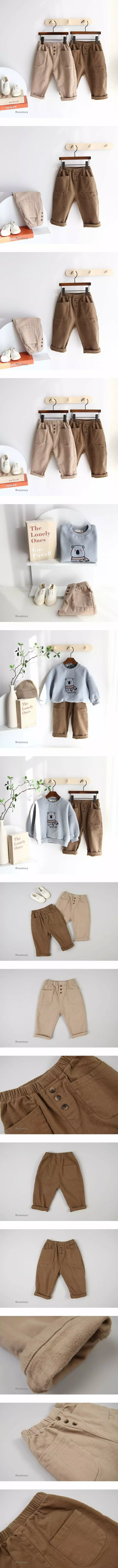 Rosemary - Korean Children Fashion - #kidsstore - Bread Span Pants