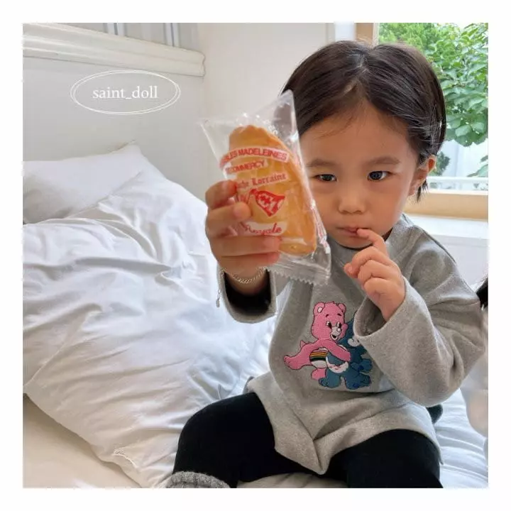 Saint Doll - Korean Children Fashion - #Kfashion4kids - Bear Embrodiery Tee - 8
