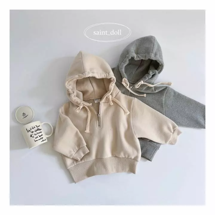 Saint Doll - Korean Children Fashion - #Kfashion4kids - Hoody Zipper Sweatshirt