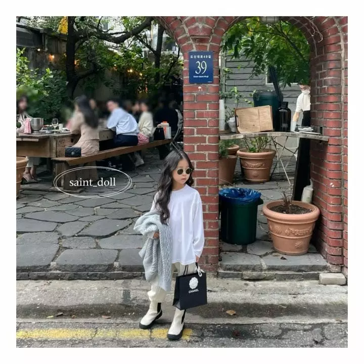 Saint Doll - Korean Children Fashion - #childofig - Veloure Loose Tee - 2