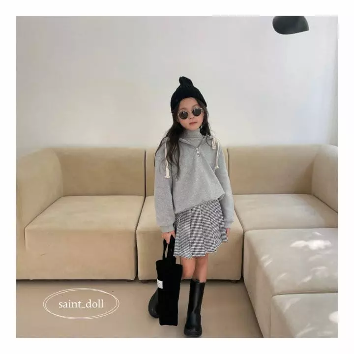 Saint Doll - Korean Children Fashion - #childofig - Hound Wrinkle Skirt - 5