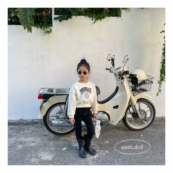 Saint Doll - Korean Children Fashion - #childofig - Denim Leggings - 11