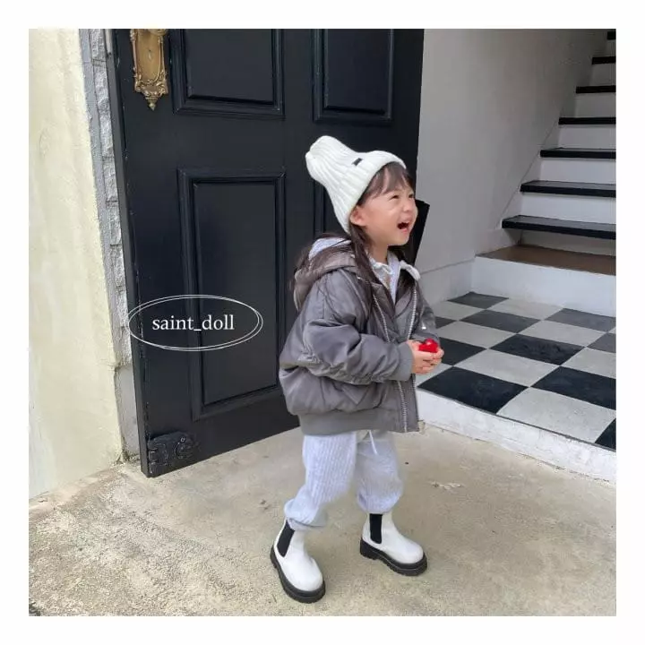 Saint Doll - Korean Children Fashion - #childrensboutique - Airplane Padding Jumper with Mom - 3