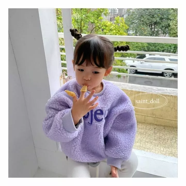 Saint Doll - Korean Children Fashion - #childrensboutique - Bbogle Embrodiery Sweatshirt - 12