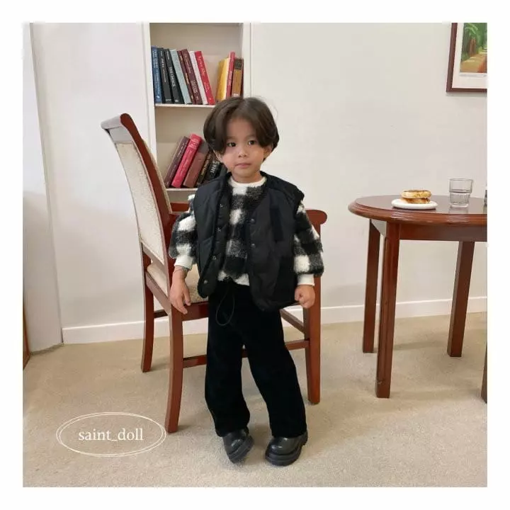 Saint Doll - Korean Children Fashion - #childrensboutique - Pot Padding Vest with Mom - 8