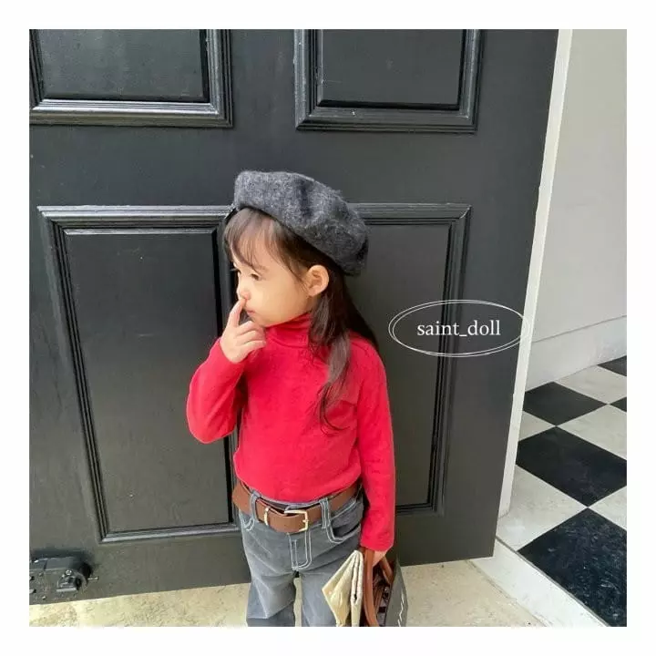 Saint Doll - Korean Children Fashion - #designkidswear - Toktok Turtleneck Tee - 6