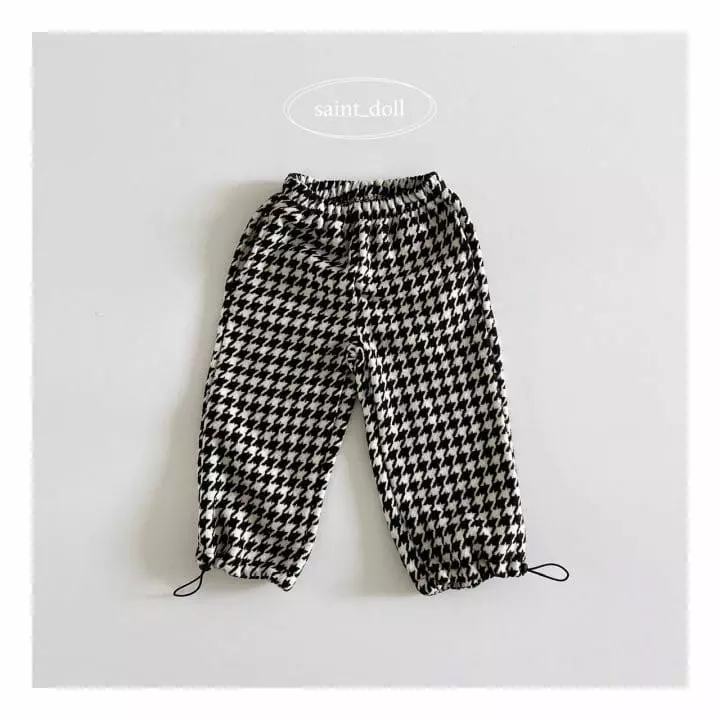 Saint Doll - Korean Children Fashion - #designkidswear - Hip Check Pants with Mom