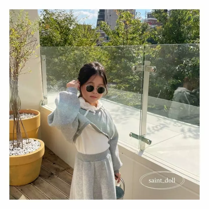 Saint Doll - Korean Children Fashion - #designkidswear - Bolero Sweatshirt with Mom - 7