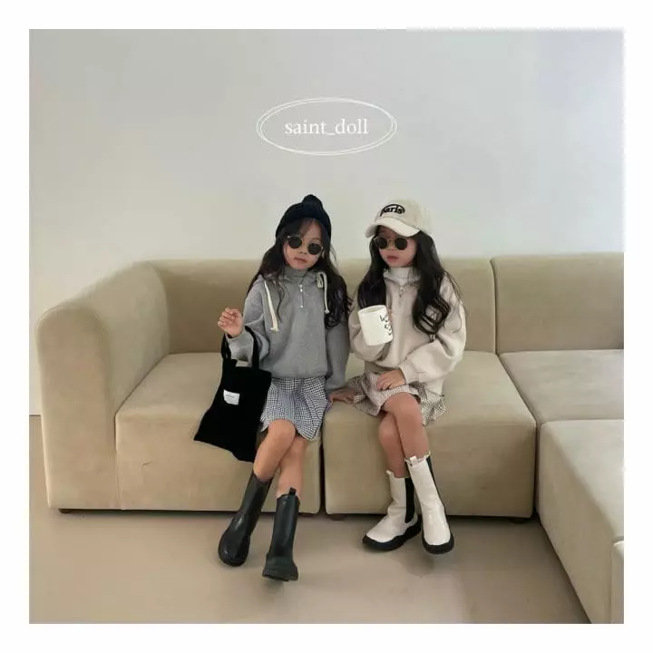 Saint Doll - Korean Children Fashion - #designkidswear - Hoody Zipper Sweatshirt - 11