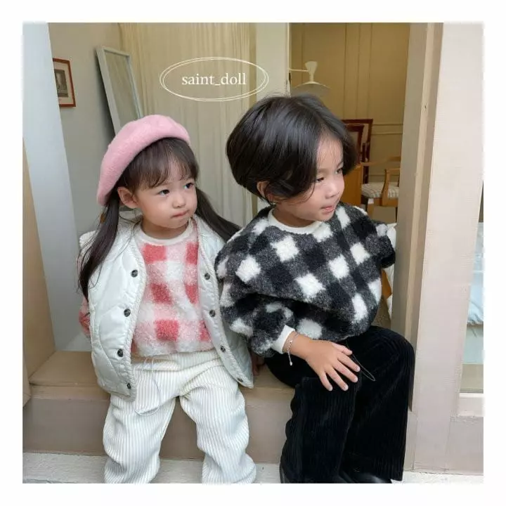 Saint Doll - Korean Children Fashion - #designkidswear - Pot Padding Vest with Mom - 9
