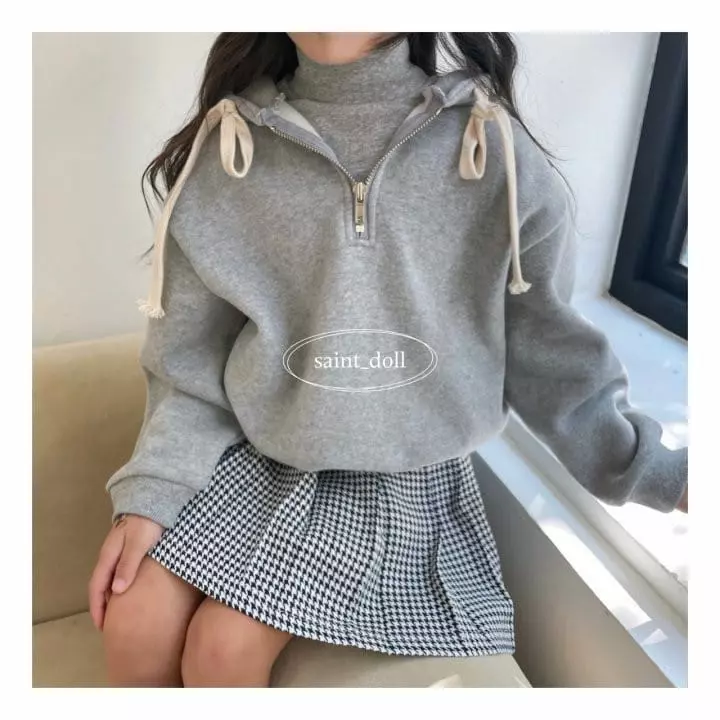 Saint Doll - Korean Children Fashion - #designkidswear - Hound Wrinkle Skirt - 8