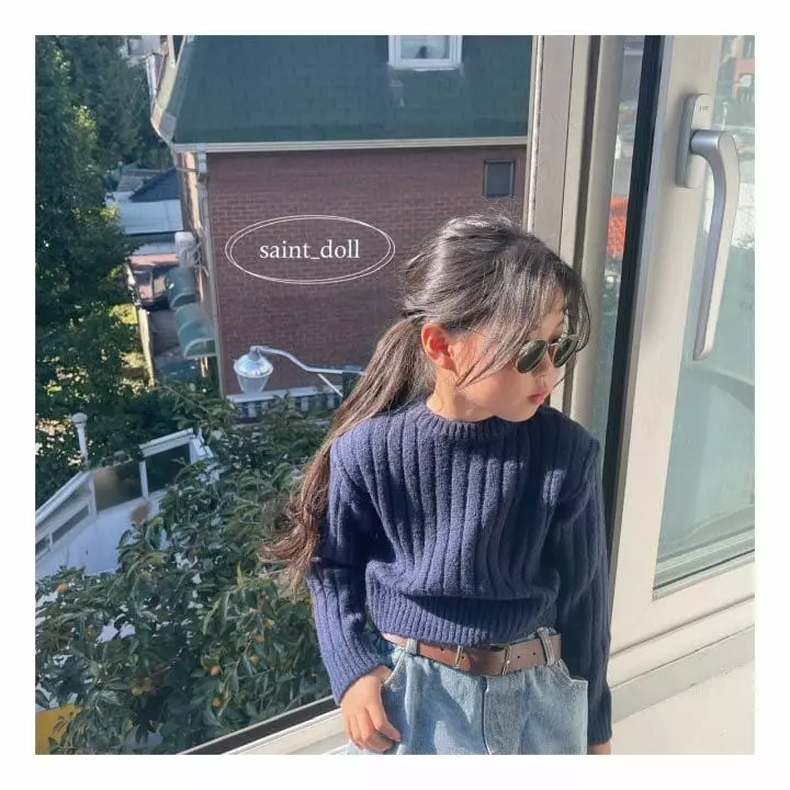 Saint Doll - Korean Children Fashion - #designkidswear - Rib Crop Knit Tee - 11