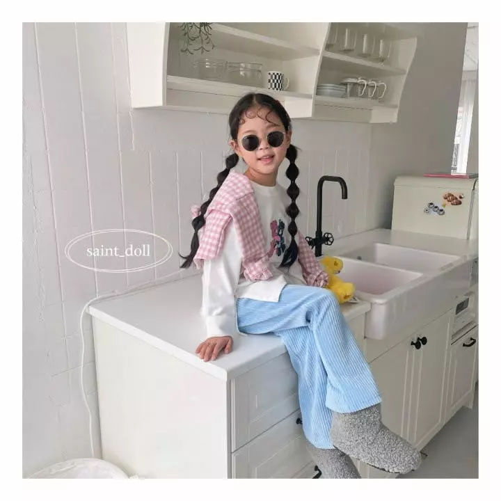 Saint Doll - Korean Children Fashion - #discoveringself - Nana Rib Pants with Mom - 3
