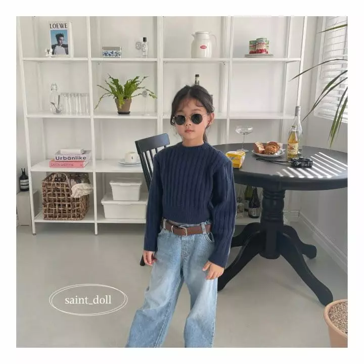 Saint Doll - Korean Children Fashion - #discoveringself - Rib Crop Knit Tee - 12
