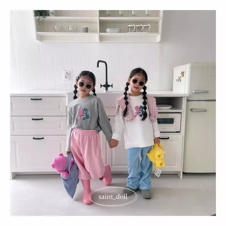 Saint Doll - Korean Children Fashion - #discoveringself - Nana Rib Pants with Mom - 4