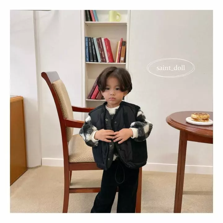 Saint Doll - Korean Children Fashion - #fashionkids - Pot Padding Vest with Mom - 11