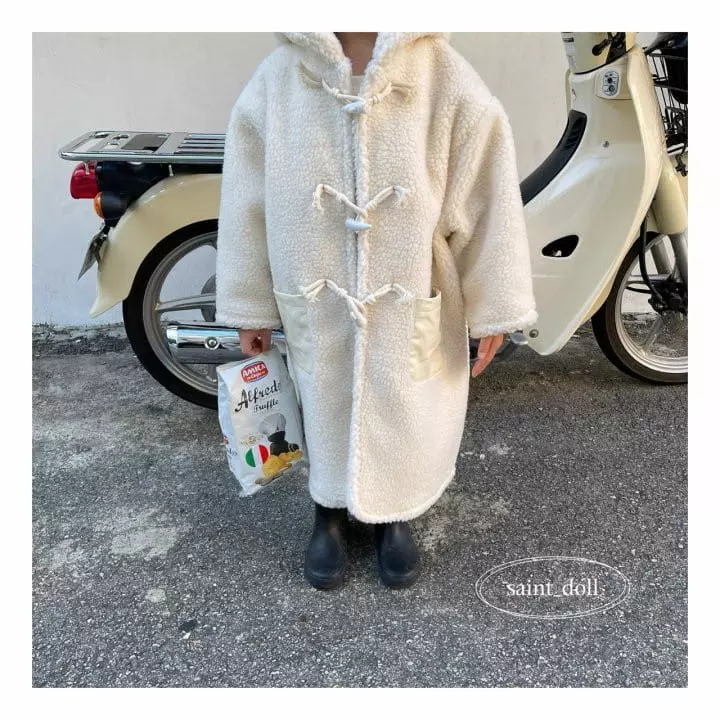 Saint Doll - Korean Children Fashion - #fashionkids - Dduckboki Fleece Coat - 3