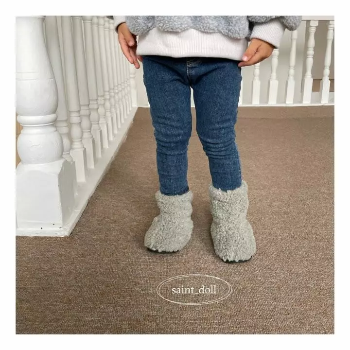 Saint Doll - Korean Children Fashion - #fashionkids - Denim Leggings - 2