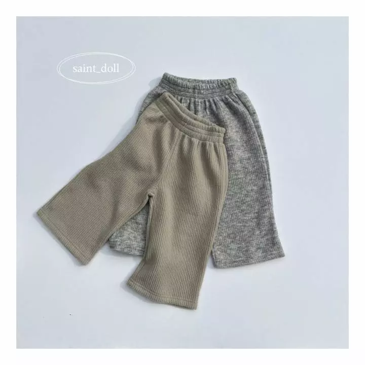 Saint Doll - Korean Children Fashion - #fashionkids - Knit Wide Pants with Mom