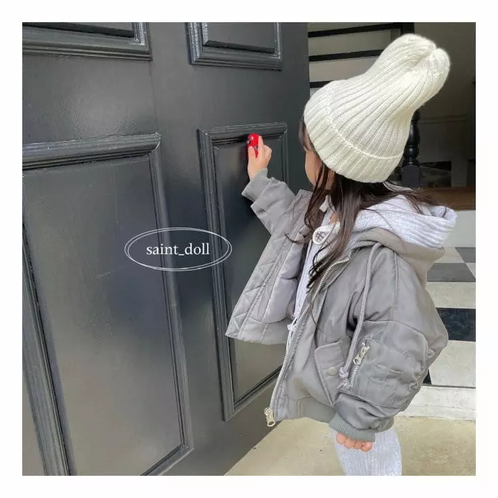 Saint Doll - Korean Children Fashion - #kidsshorts - Airplane Padding Jumper with Mom - 7