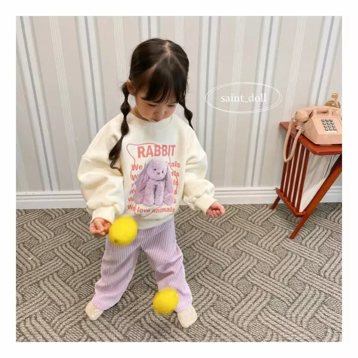 Saint Doll - Korean Children Fashion - #kidsshorts - Nana Rib Pants with Mom - 5