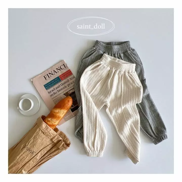 Saint Doll - Korean Children Fashion - #kidsshorts - Twist Pants with Mom