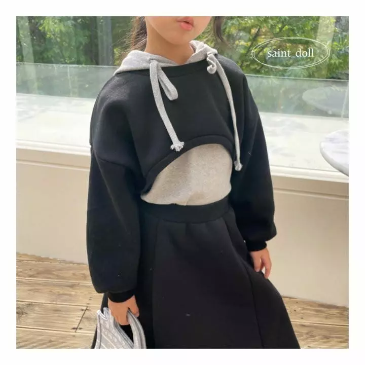 Saint Doll - Korean Children Fashion - #kidsshorts - Bolero Sweatshirt with Mom - 10