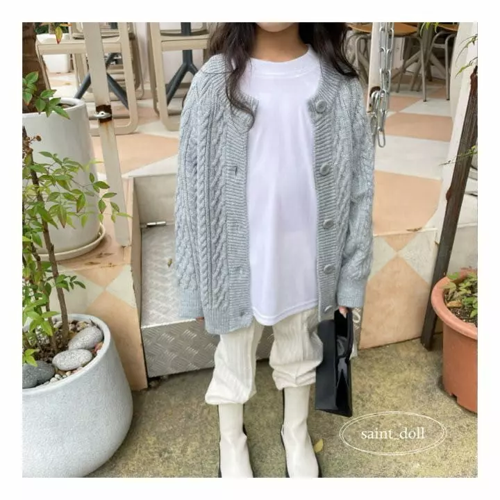 Saint Doll - Korean Children Fashion - #kidsshorts - Veloure Loose Tee - 8