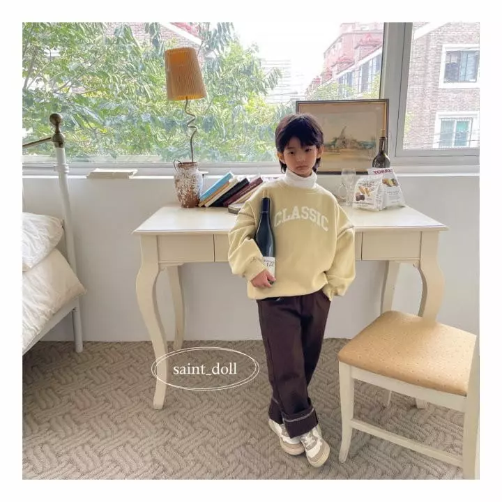 Saint Doll - Korean Children Fashion - #kidsshorts - Classic Sweatshirt with Mom - 10